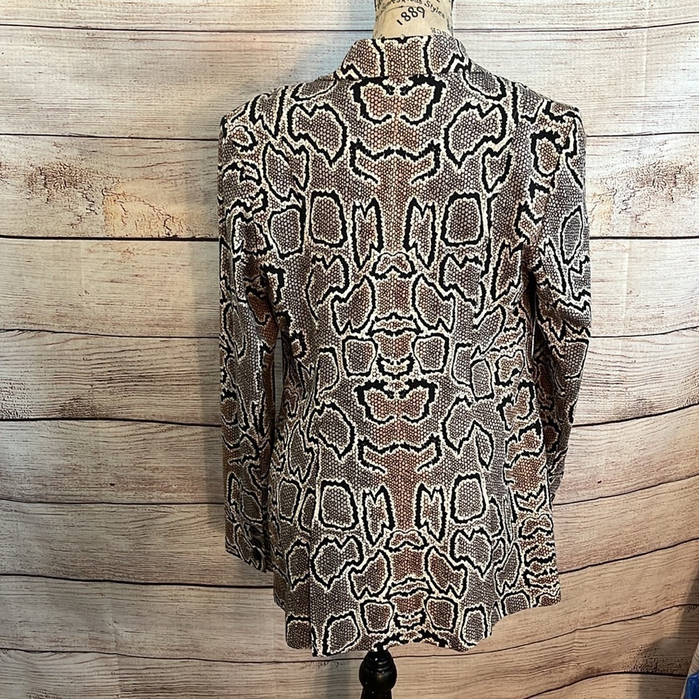 Cabi Python Blazer Double Breasted Samantha Size … - image 8